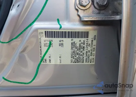 2011 Nissan Altima 2.5 S z USA, uszkodzony, nr VIN 1N4AL2AP0BC120424